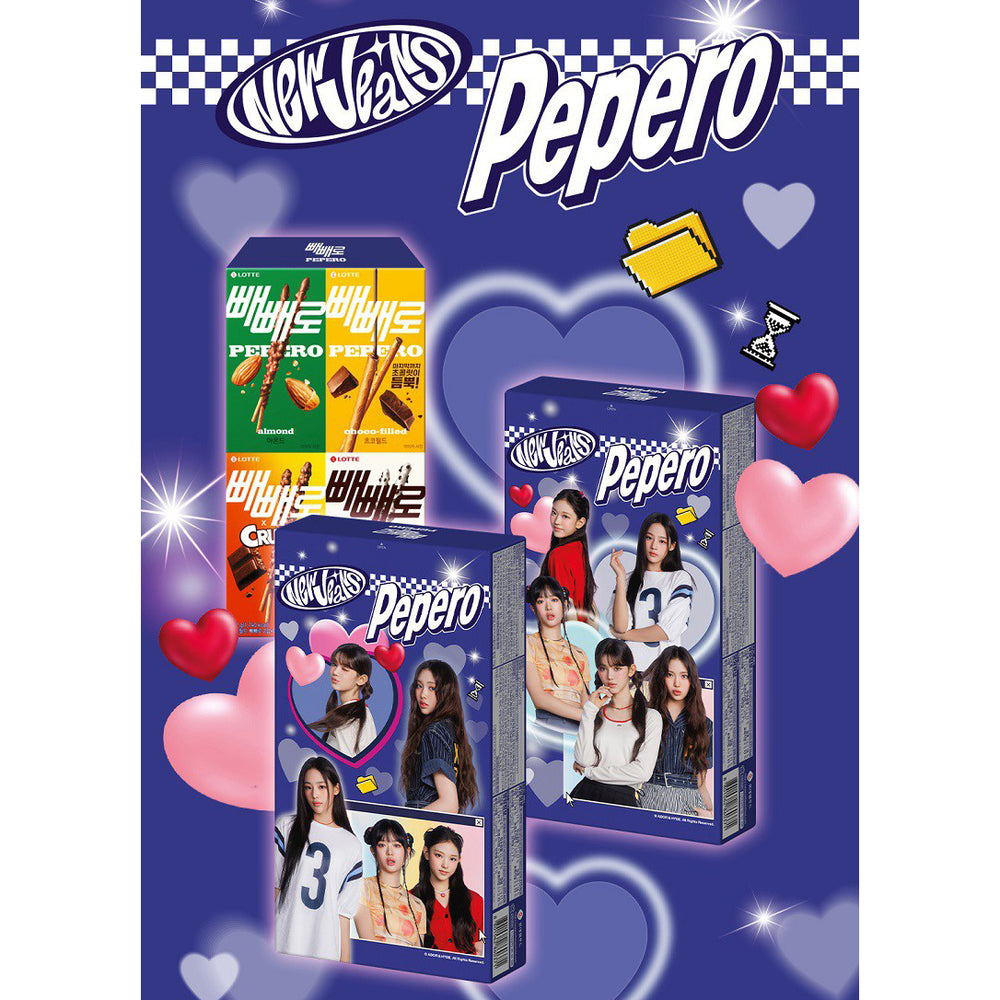 New Jeans x Lotte Pepero - Korea Assorted Snack Set