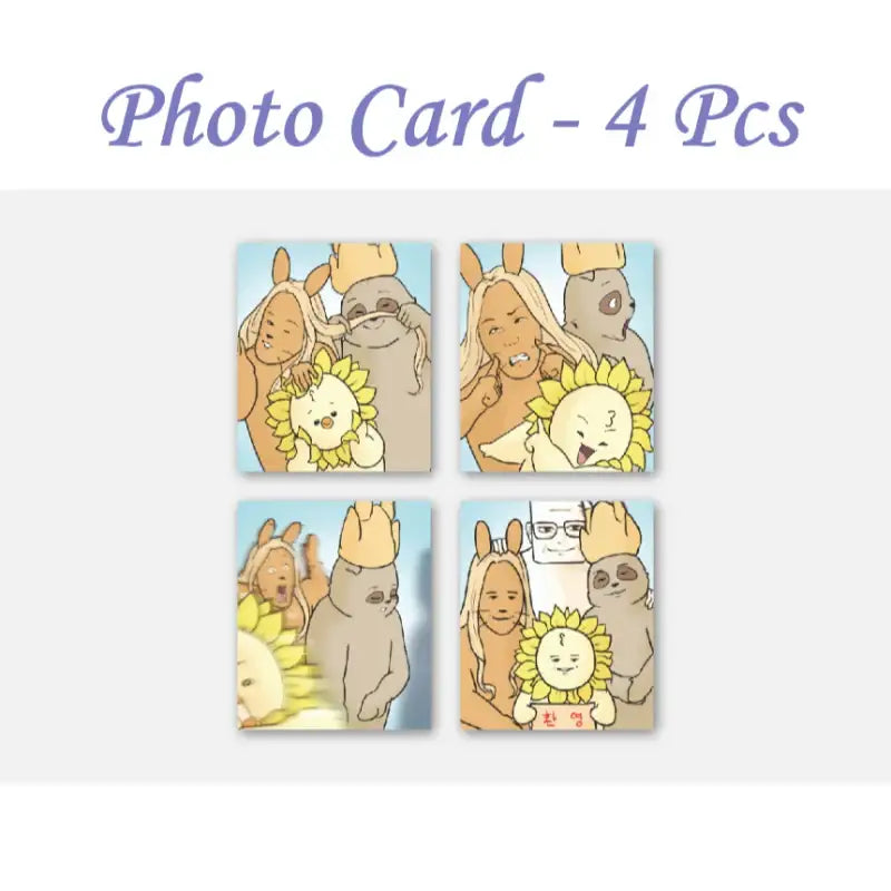 Graduate School Escape Journal - 4 Web 4 Cut Photo Set - Webtoon Friends - Photos - Harumio