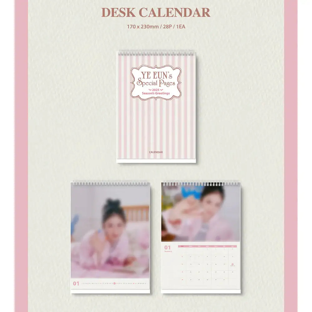 SHIN YE EUN - 2025 Season's Greetings (YE EUN’s Special Pages) - Enpio Entertainment - Merchandise - Harumio