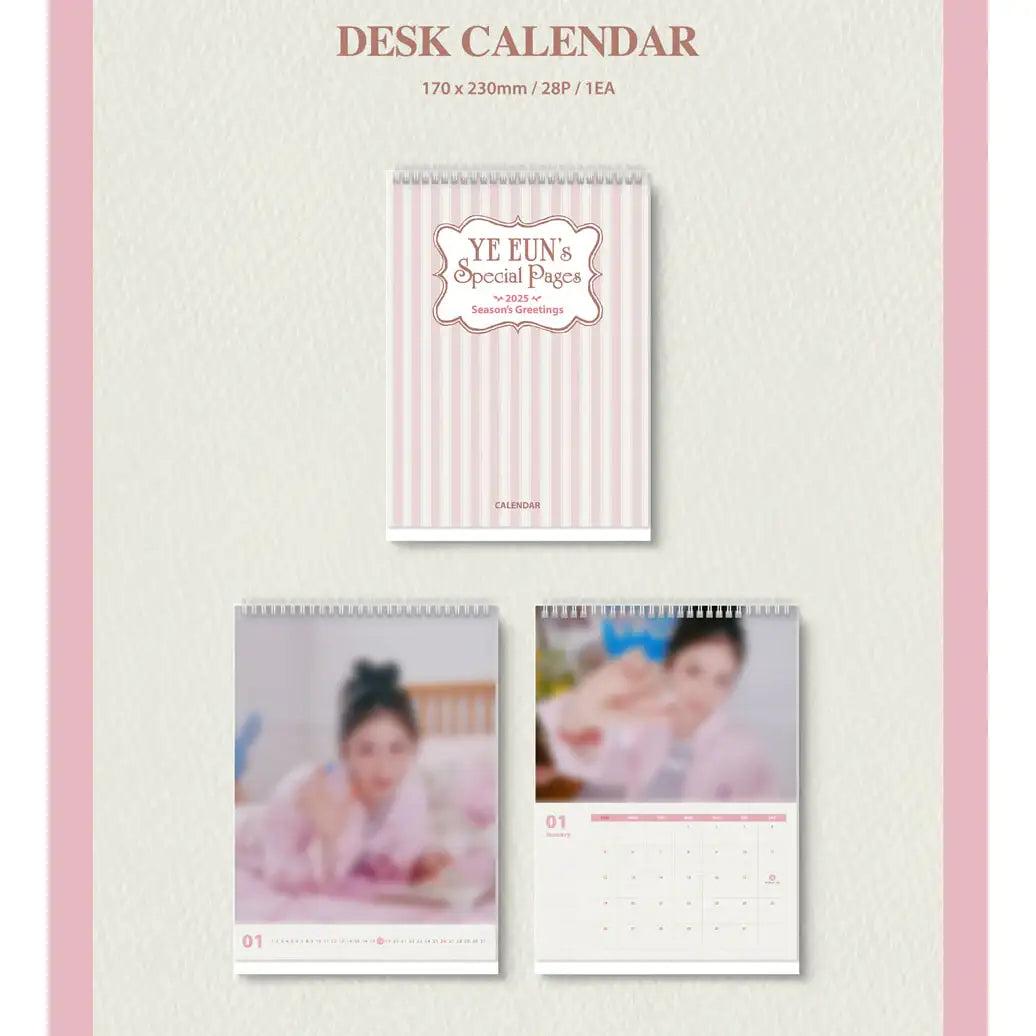 SHIN YE EUN - 2025 Season's Greetings (YE EUN’s Special Pages) - Enpio Entertainment - Merchandise - Harumio