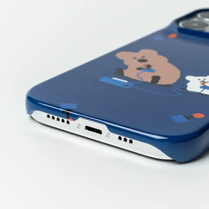 Dinotaeng - Let's Drift iPhone Hard Case - Dinotaeng - Phone Cases - Harumio
