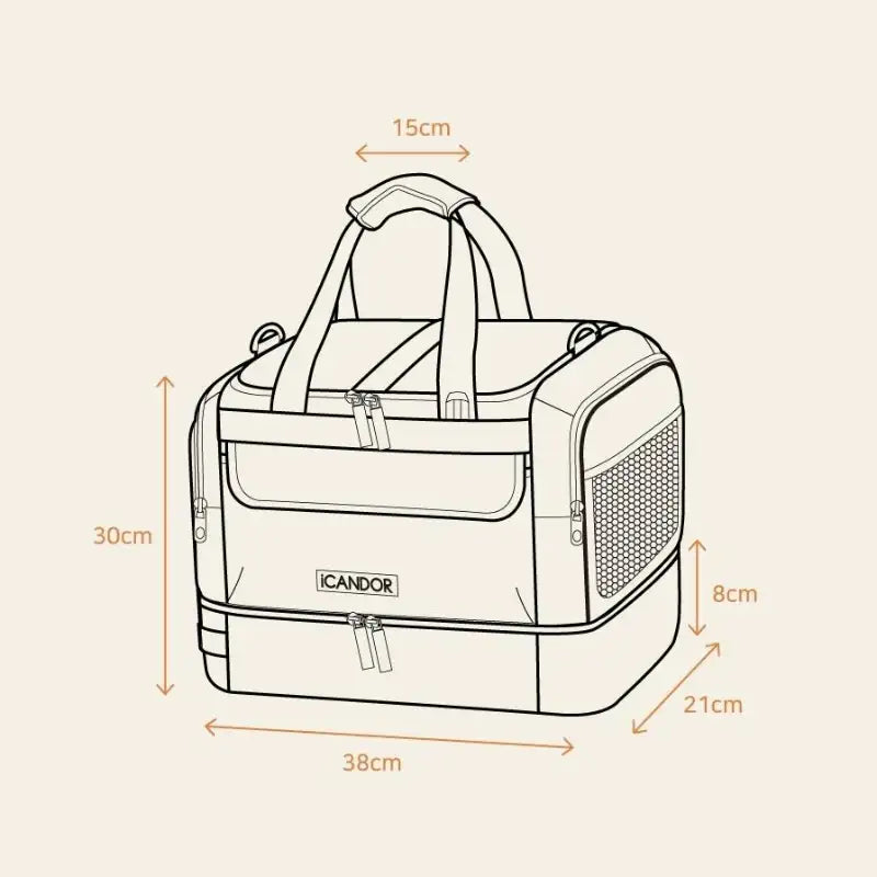DOD X iCANDOR - Rover Pack - iCANDOR - Pet Carriers - Harumio