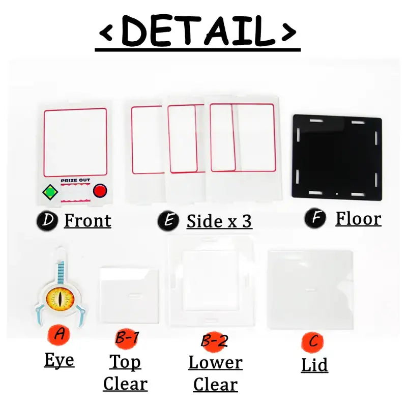 Guardians Of The Video Game - Catch Crane Acrylic Name Card Storage Box - Webtoon Shop - Accesories - Harumio