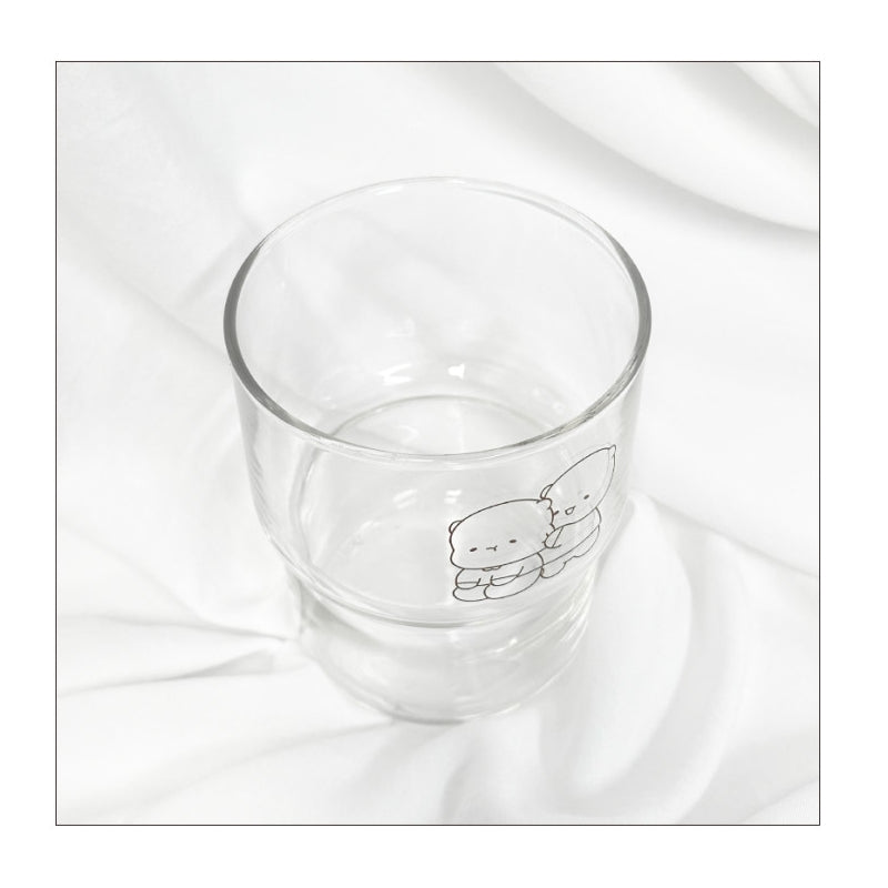 Ggongdal x Artrank - Healing Bear Glass Cup