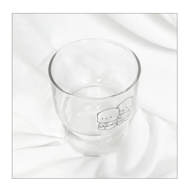 Ggongdal x Artrank - Healing Bear Glass Cup - ARTRANK - Glass Cup - Harumio
