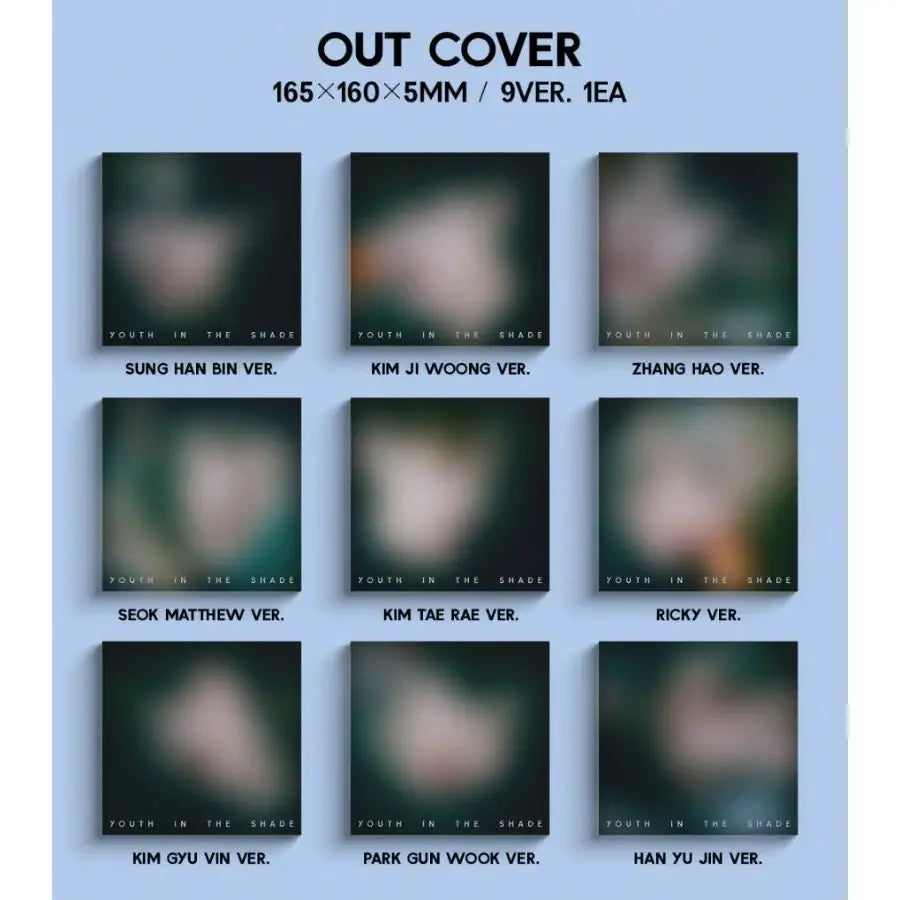 ZEROBASEONE - Youth in the Shade : 1st Mini Album (Digipack Version) - ZEROBASEONE - Album - Harumio