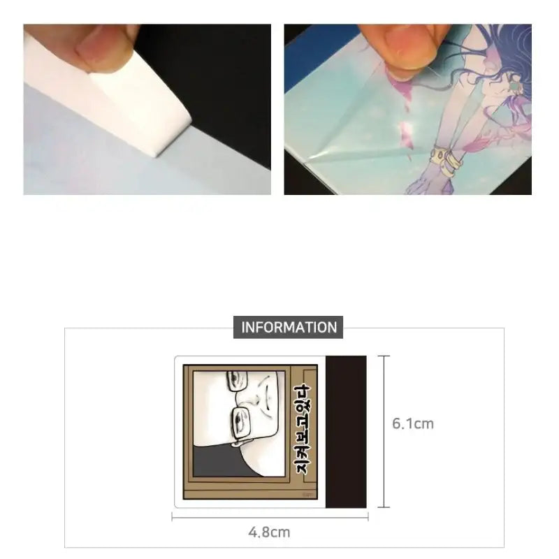 Graduate School Escape Journal - Acrylic Memo Board - Webtoon Shop - Monitor Memo Boards - Harumio