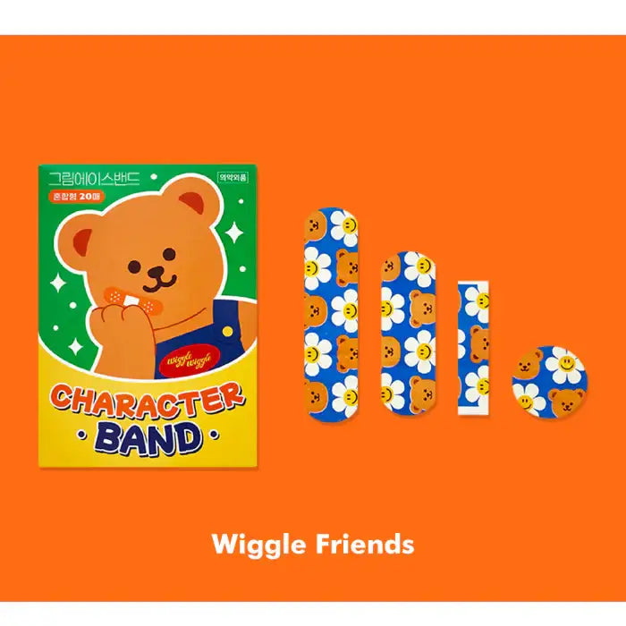 Wiggle Wiggle - Character Band Set - Wiggle Wiggle - Band Aid - Harumio