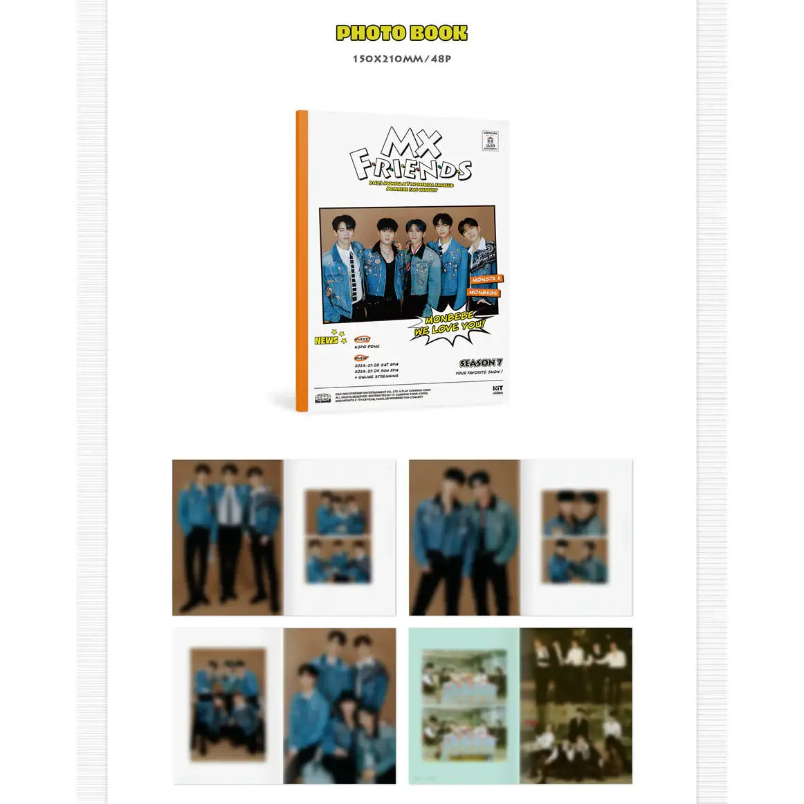 MONSTA X - 2023 7th Official FanClub MONBEBE Fan Concert MX Friends (Air-KiT) - MONSTA X - Album - Harumio