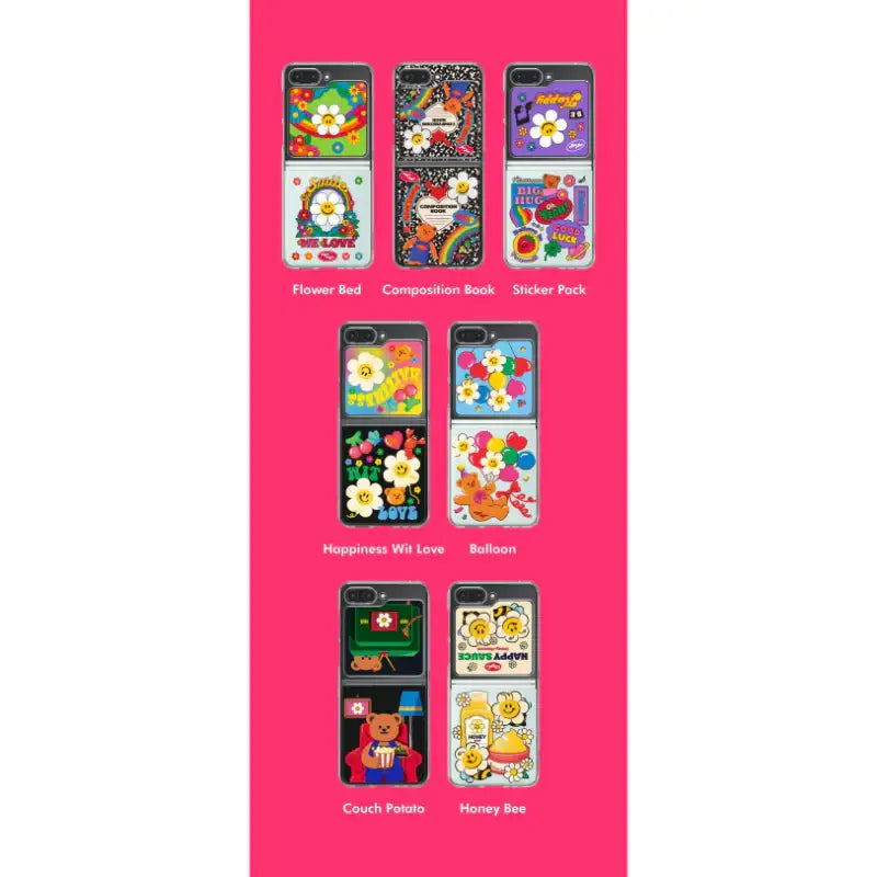 Wiggle Wiggle - Galaxy Z Flip 5 Transparent Case - Wiggle Wiggle - Phone Case - Harumio