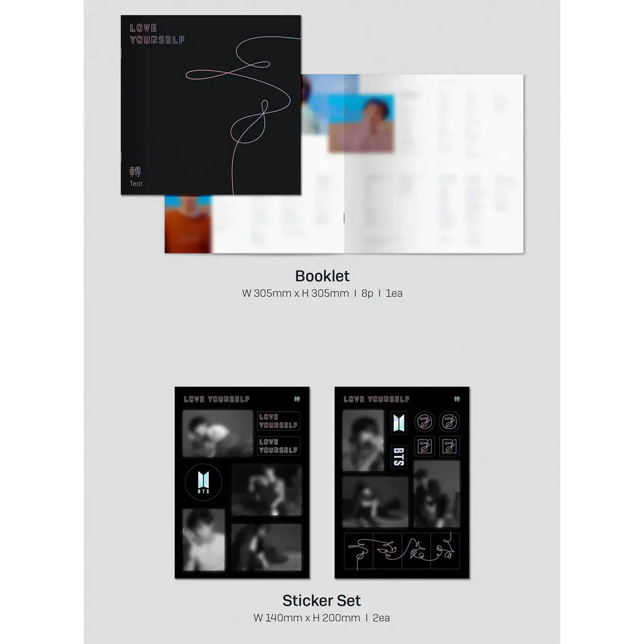 BTS - Love Yourself 轉 'TEAR' : LP Album - YGPLUS / BIGHIT MUSIC - Album - Harumio