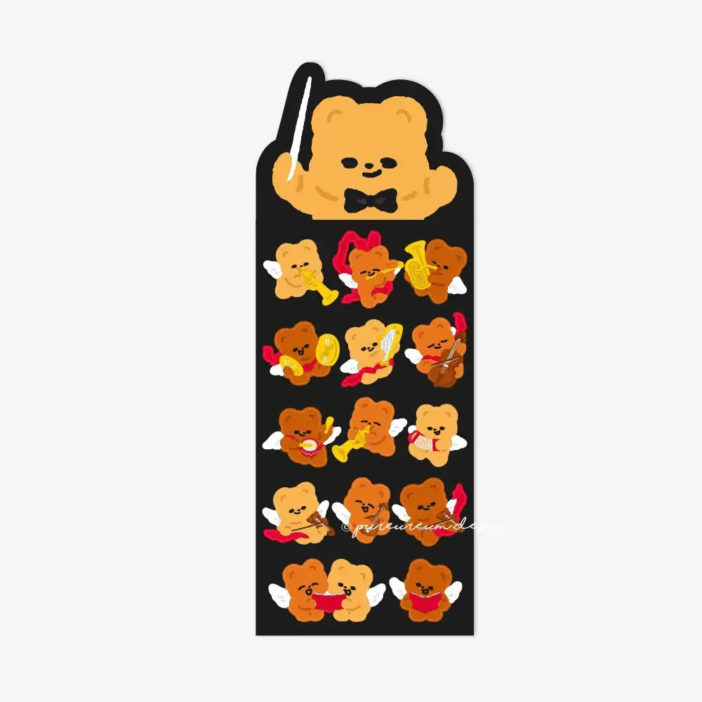 Pureureum Design - Cupid Bear Concert Sticker - Pureureum Design - Home & Living, Accessories - Harumio