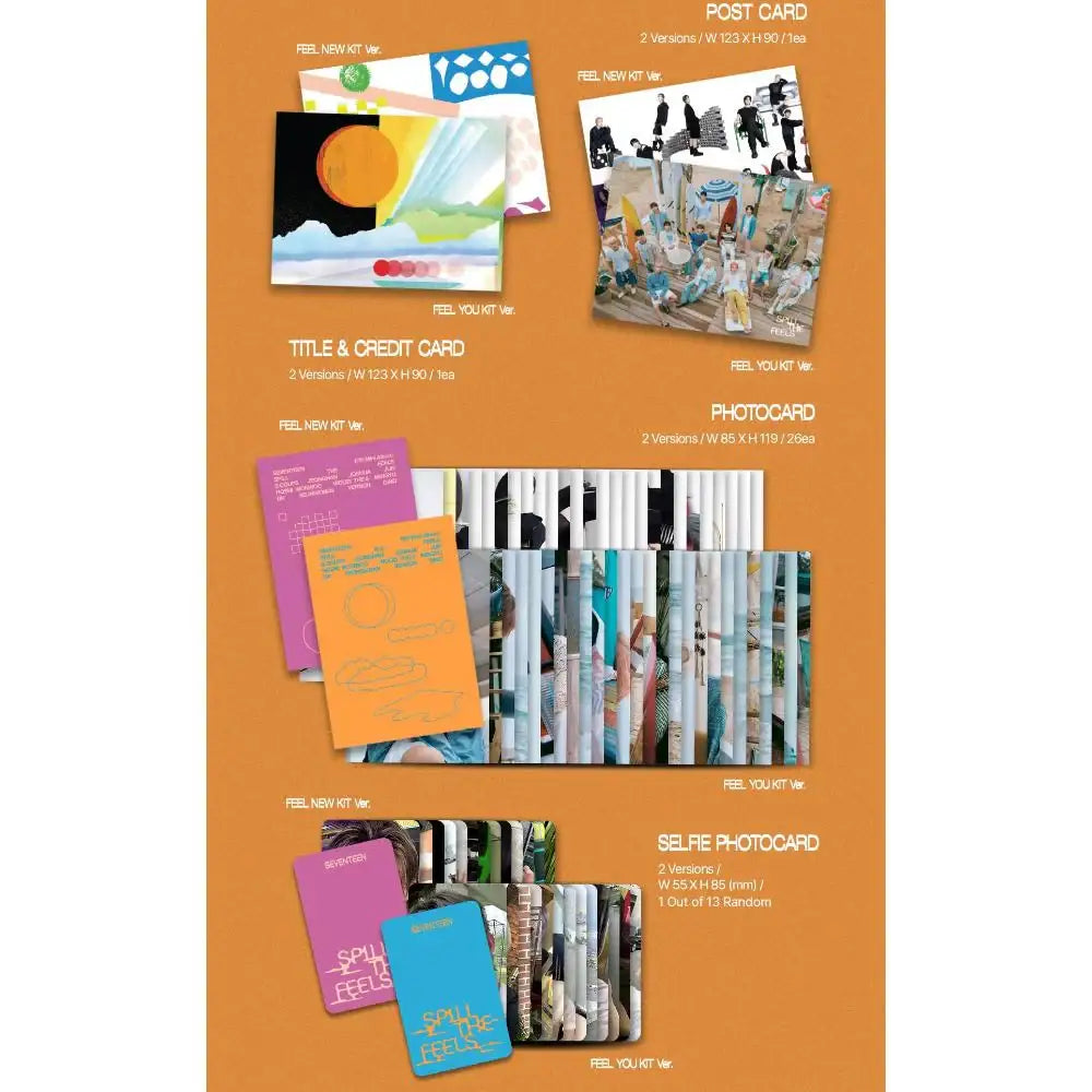 SEVENTEEN - SPILL THE FEELS : 12th Mini Album (KiT Version - Random) - SEVENTEEN - Album - Harumio