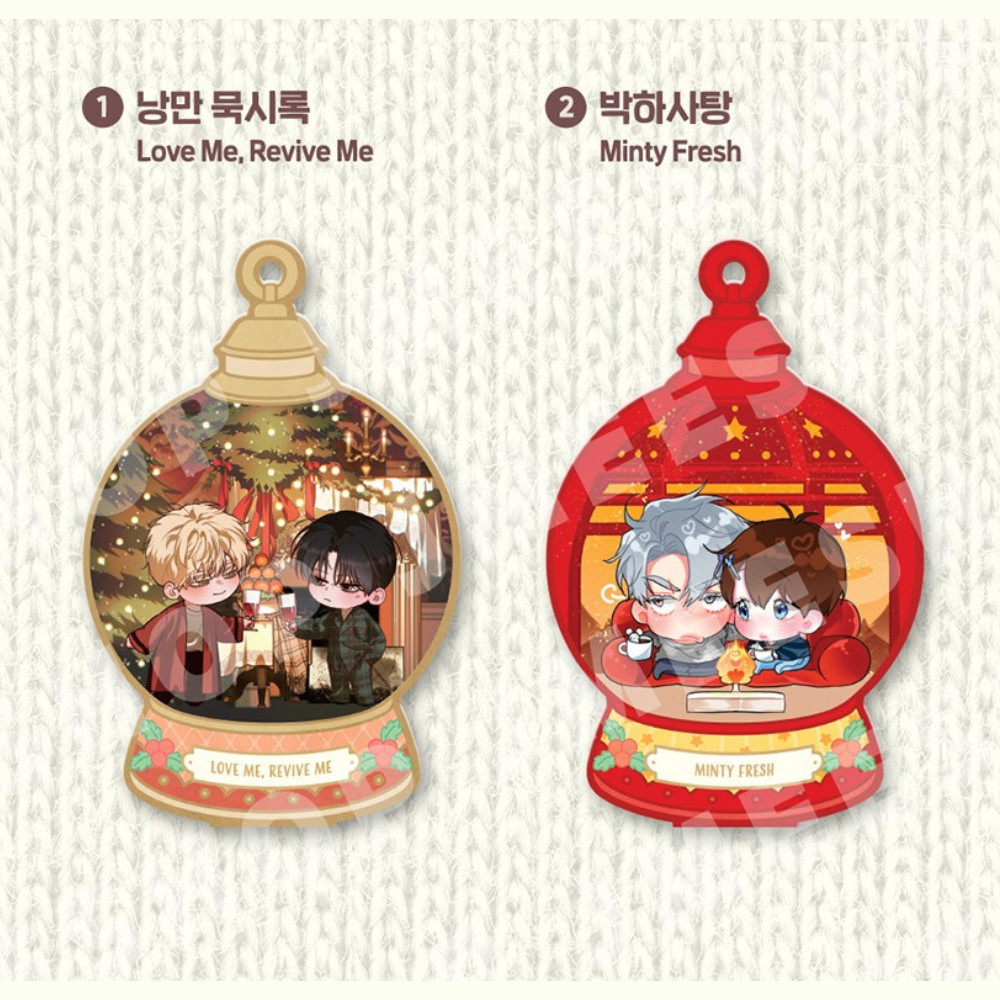 Christmas Ornament Market - Postcard
