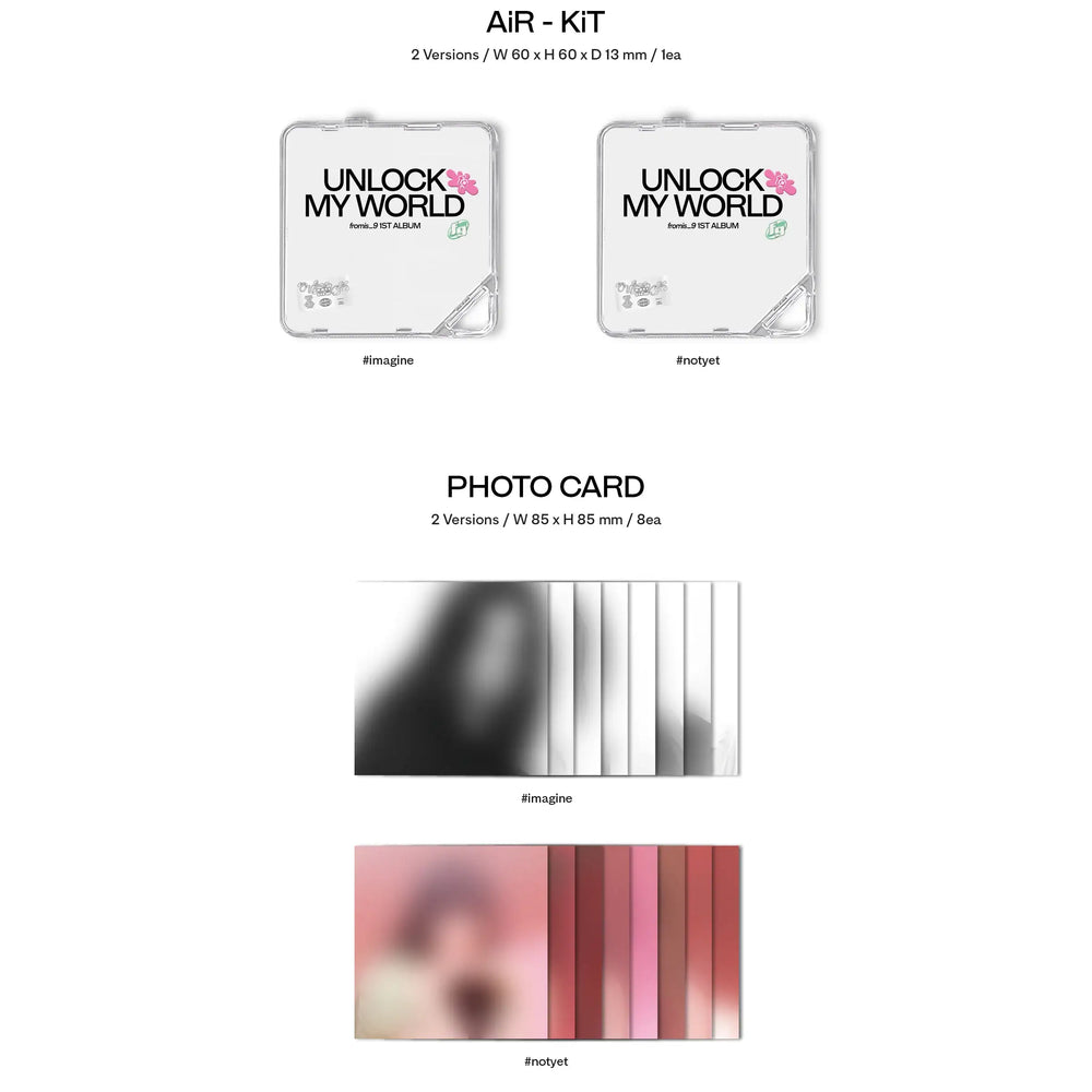 Fromis_9 - Unlock My World : 1st Album (KiT Version) - Fromis_9 - Album - Harumio