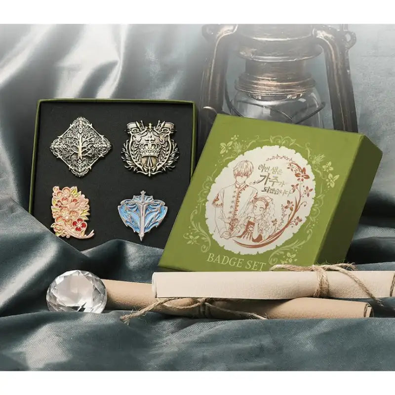 I Shall Master This Family - Metal Badge Set - D&C WEBTOON Biz - Metal Badges - Harumio