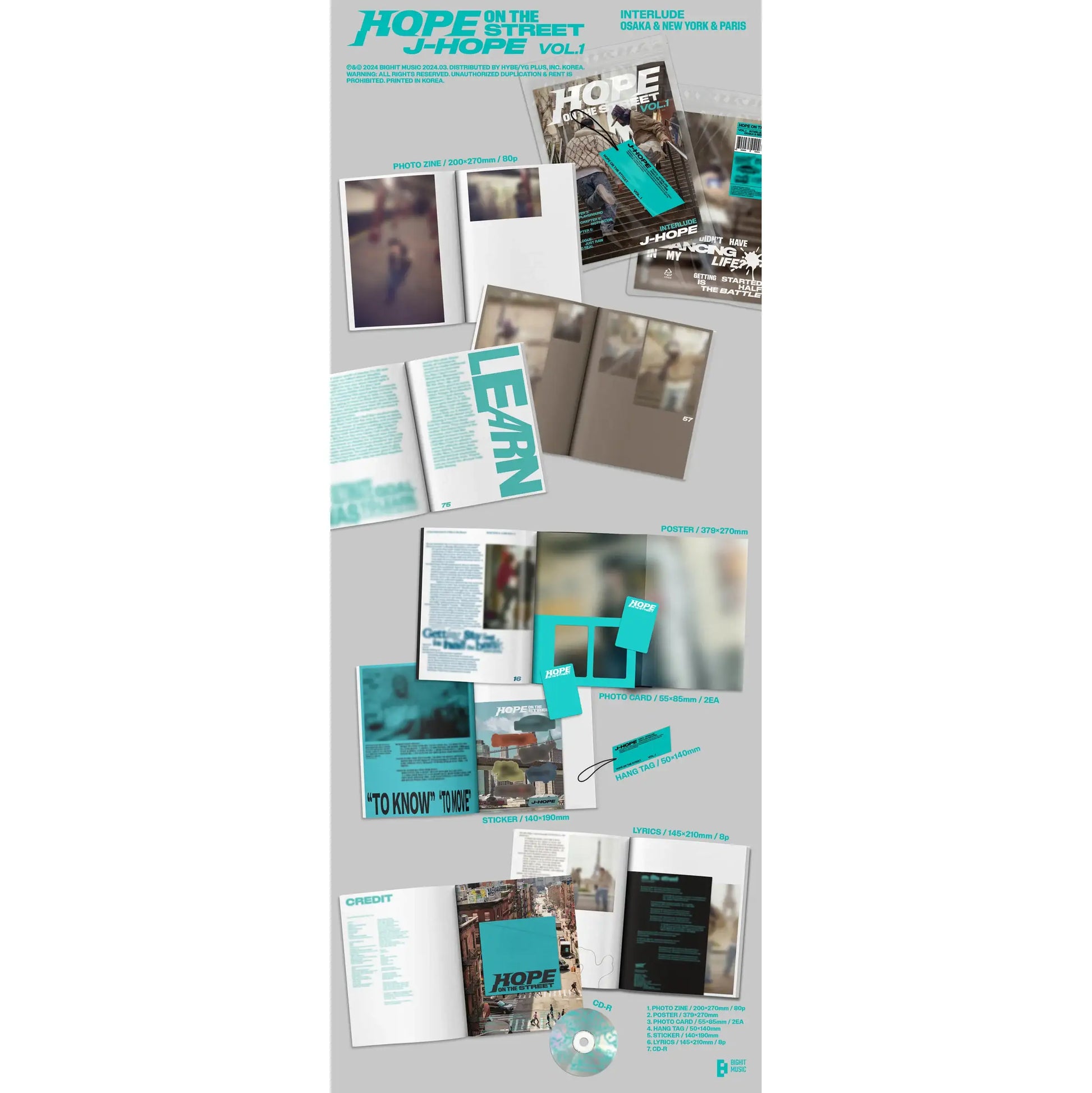 J-Hope - Hope On The Street : Special Album Vol. 1 - J-Hope - Album - Harumio