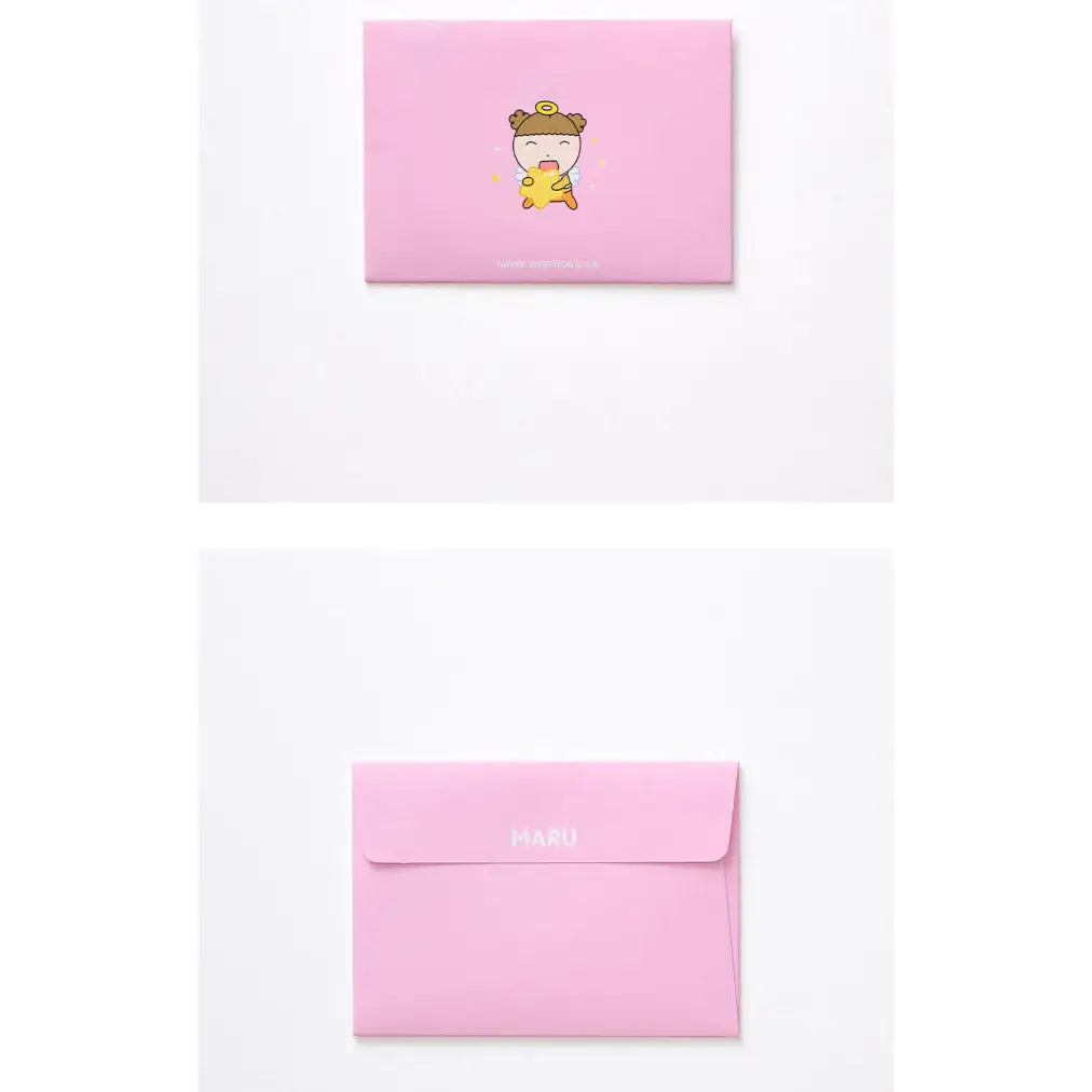 Maru Is a Puppy - Maru Gangjwi Mini Card Envelope Set - Webtoon Friends - Card - Harumio