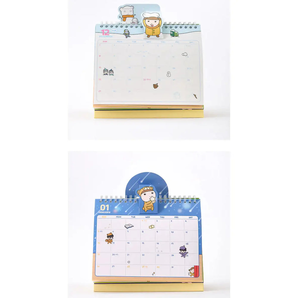 Maru Is a Puppy - Maru Gangjwi 2025 Pop-up Desk Calendar - Webtoon Friends - Calendar - Harumio