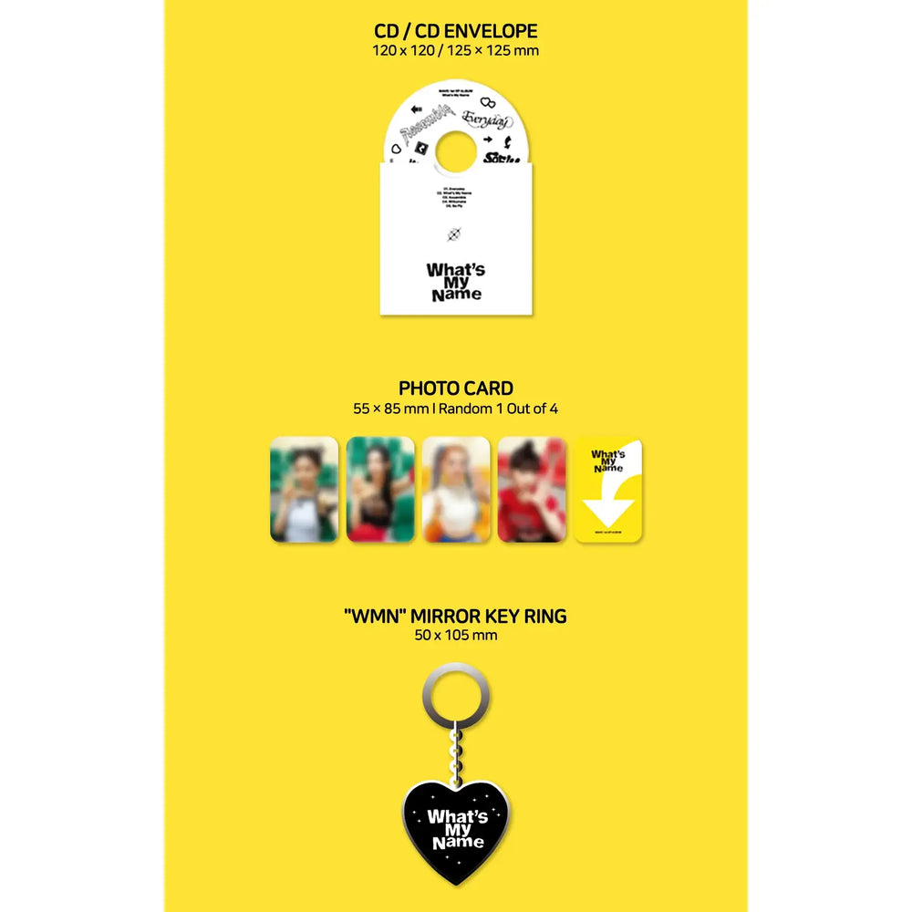 MAVE: - What's My Name : 1st EP Album (Platform Album) - Kakao Entertainment / Metaverse Entertainment Co., Ltd. - Album - Harumio
