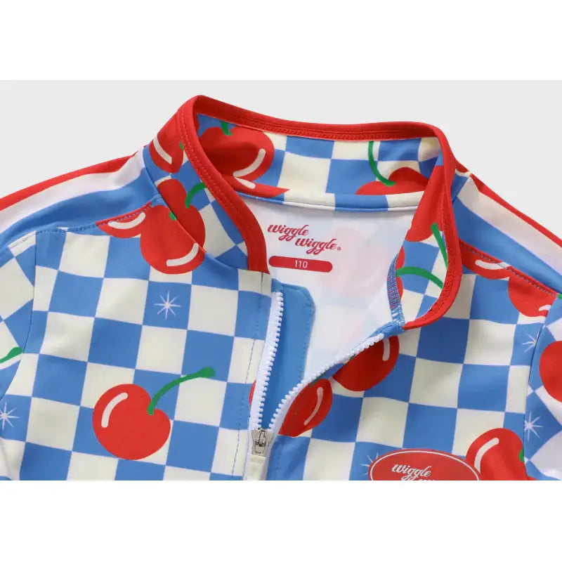 Wiggle Wiggle x Childy - Half Zip Rash Guard Top - Wiggle Wiggle - Swim Top - Harumio