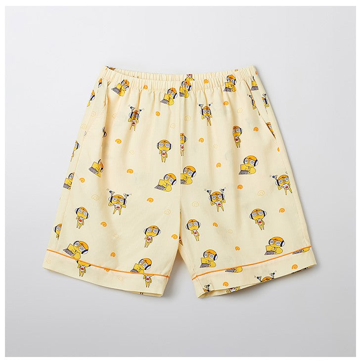 SPAO x Sergeant Frog Keroro - Short Sleeve Pajamas (Yellow)