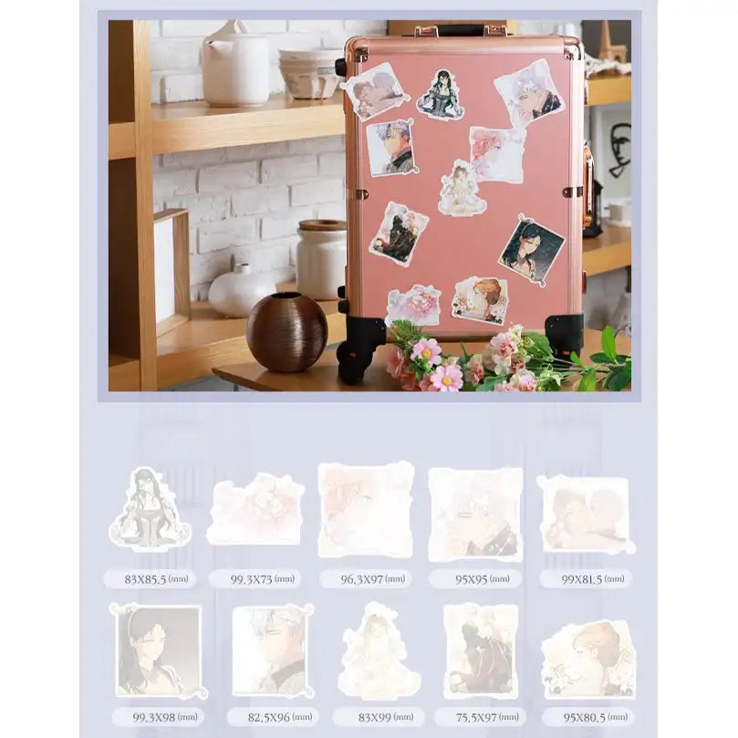 Secret Lady - Big Carrier Sticker Set - KWSTORE - Sticker - Harumio