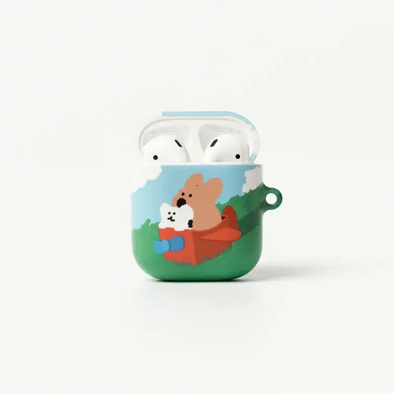 Dinotaeng - Little Pilots AirPods Case - Dinotaeng - AirPods Cases - Harumio