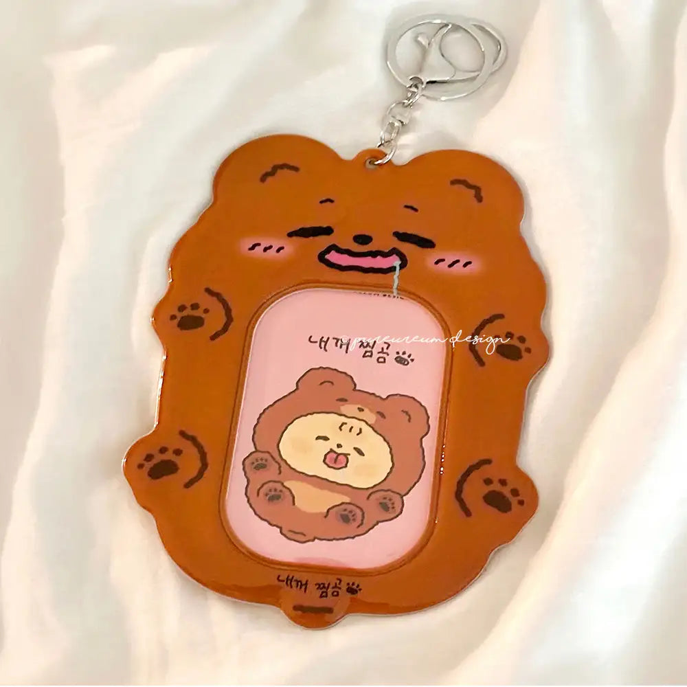 Pureureumdesign - Cupid Bear Photo Card Holder