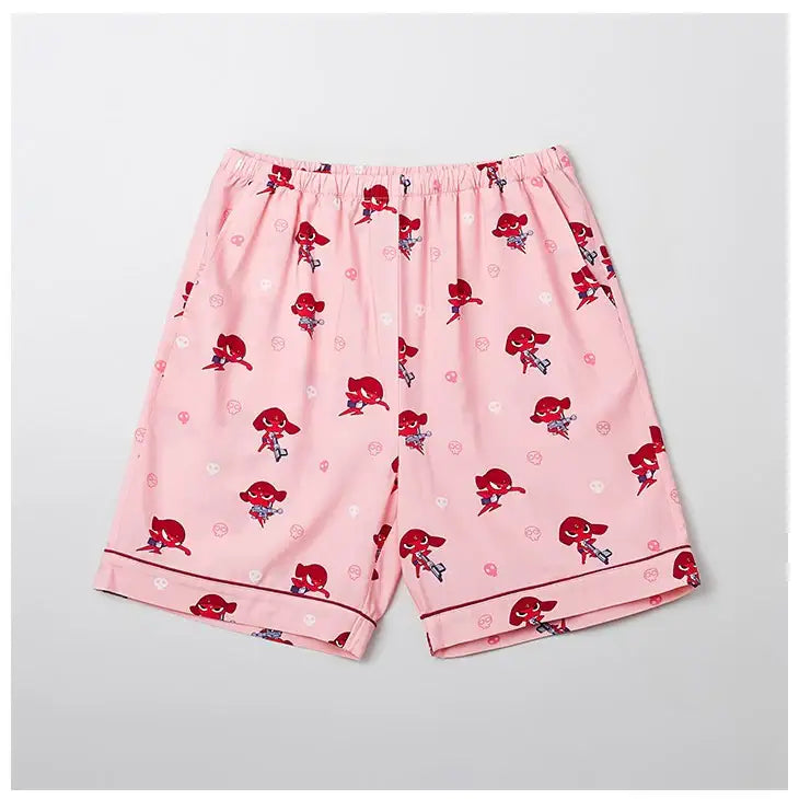 SPAO x Sergeant Frog Keroro - Short Sleeve Pajamas (Red) - SPAO - Pajamas - Harumio