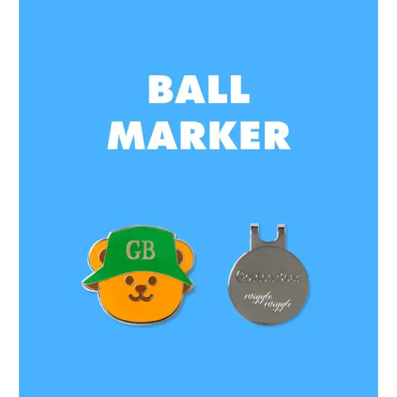 Wiggle Wiggle X Golden Bear - Golf Ball Marker - Wiggle Wiggle - Golf Accessories - Harumio
