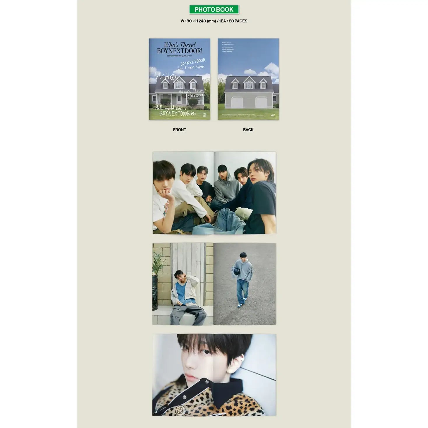 BOYNEXTDOOR - WHO! : 1st Single Album - BOYNEXTDOOR - Album - Harumio