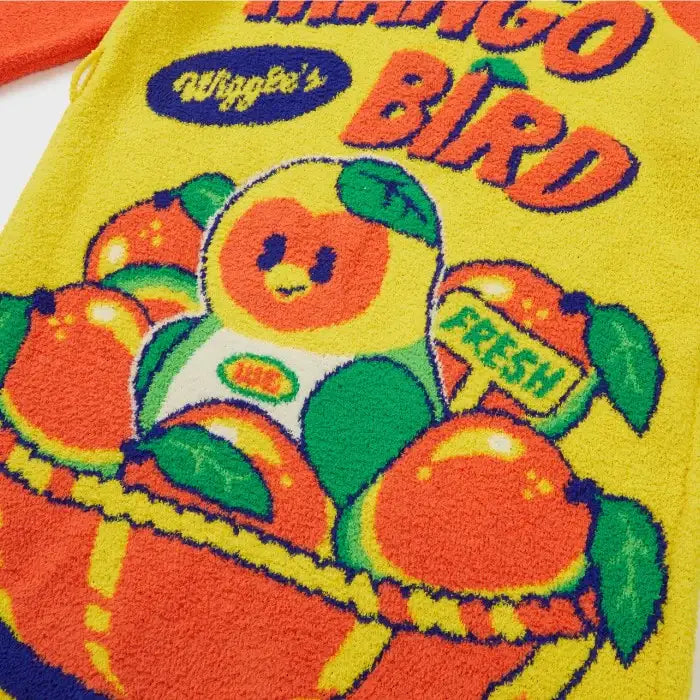 Wiggle Wiggle - Mango Bird Lounge Robe - Wiggle Wiggle - Robe - Harumio