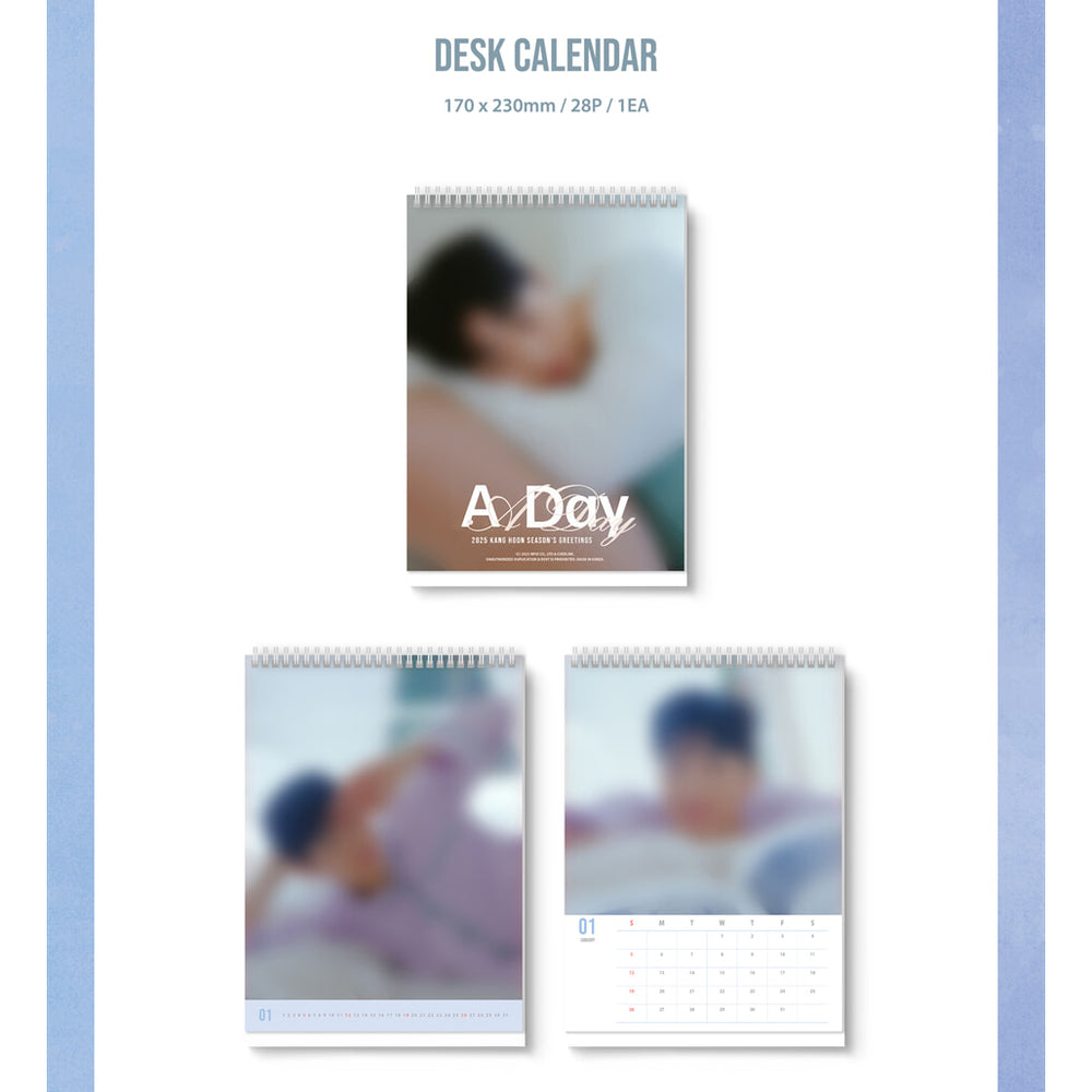 KANG HOON - 2025 Season's Greetings (A Day) - Enpio Entertainment - Merchandise - Harumio