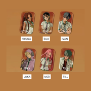 Alien Stage Zombie Stage: Fading Youth - Square Badges