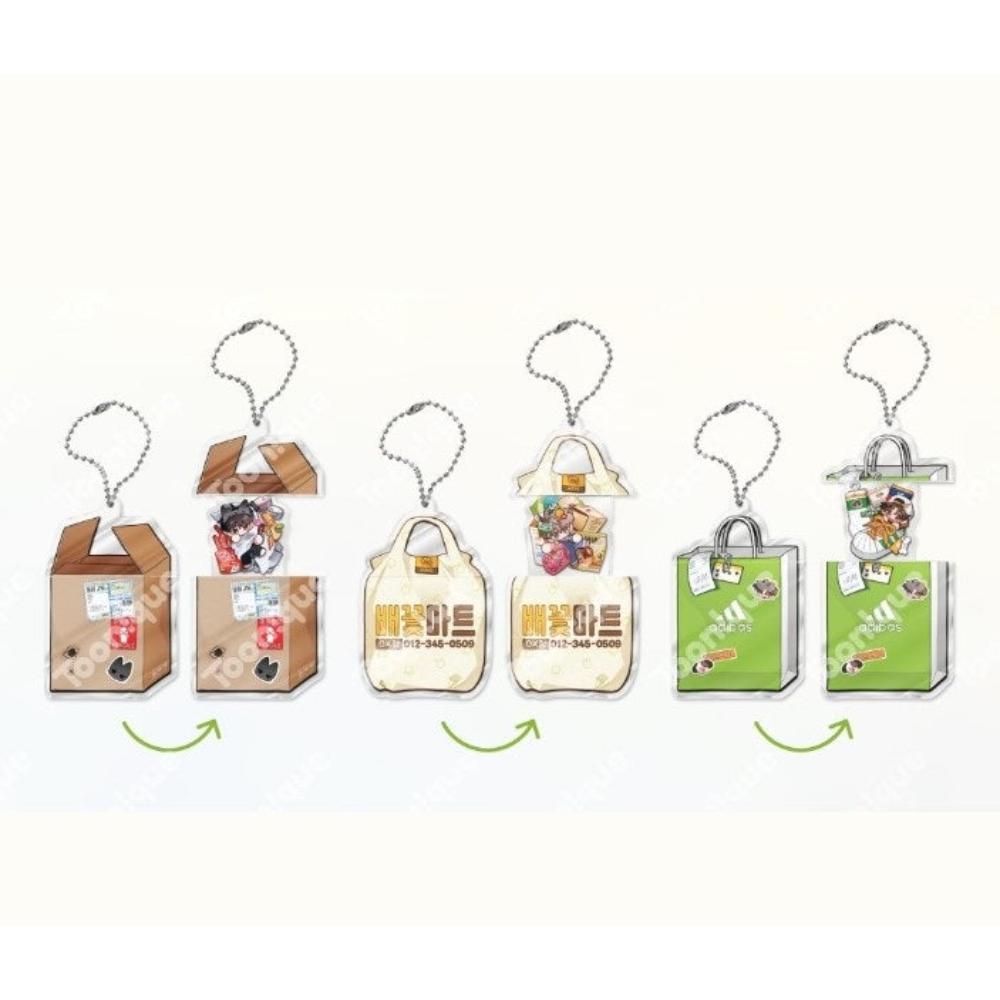 When Pear Blossoms Bloom X Toon!que - Pull-up Acrylic Keyring