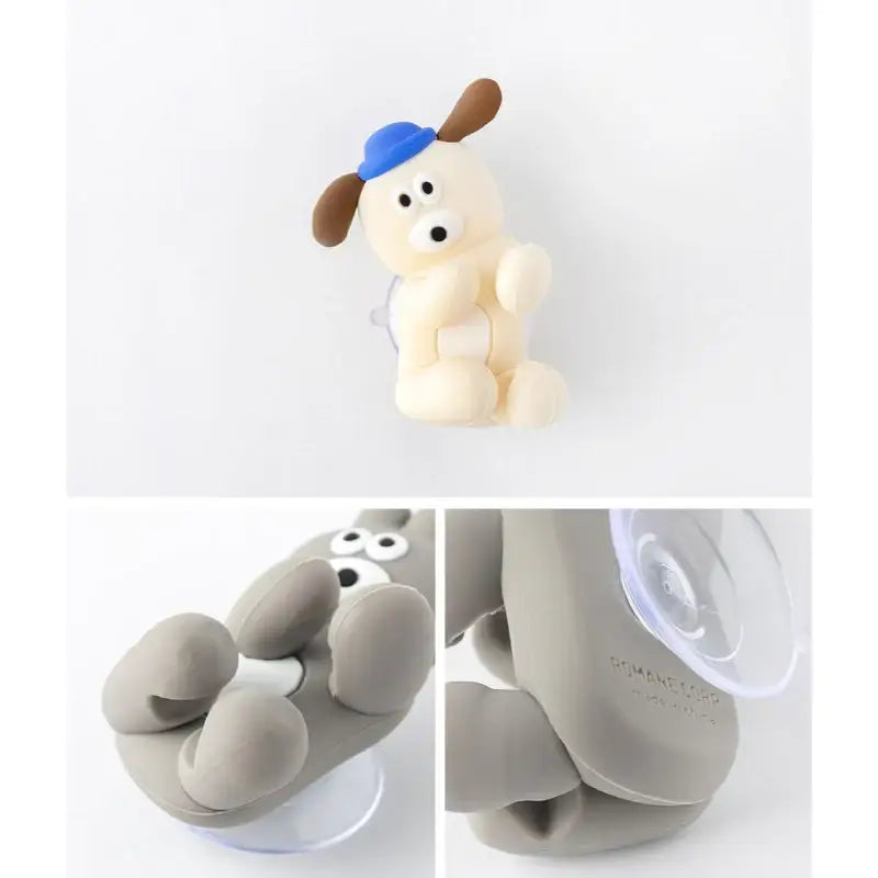 Romane - Brunch Brother Bunny & Puppy Silicone Toothbrush Holder - Romane - Toothbrush Holders - Harumio