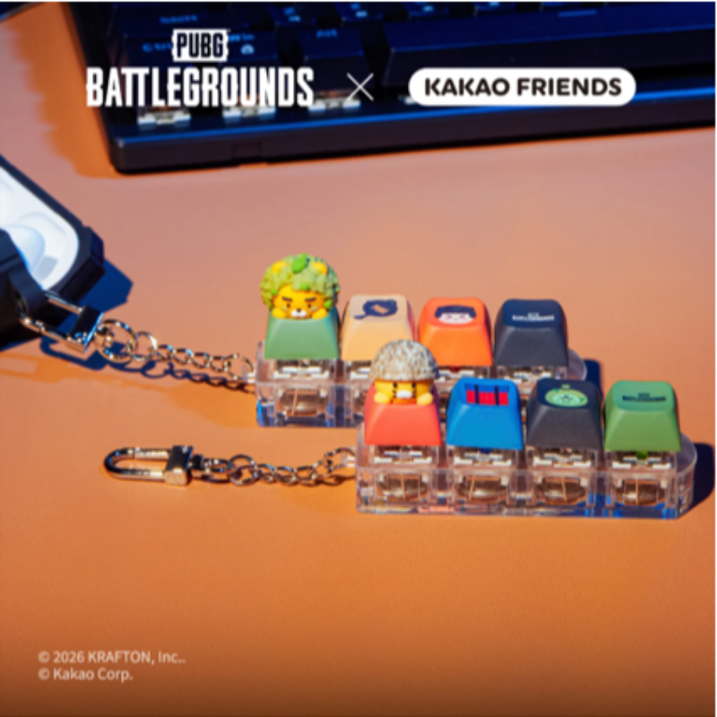 Battleground X Friends - LED Keycap Keyring