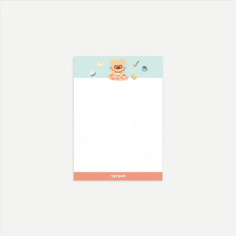 Teteum - Big Memo Pad Ver.2 - Teteum - Stationery - Harumio
