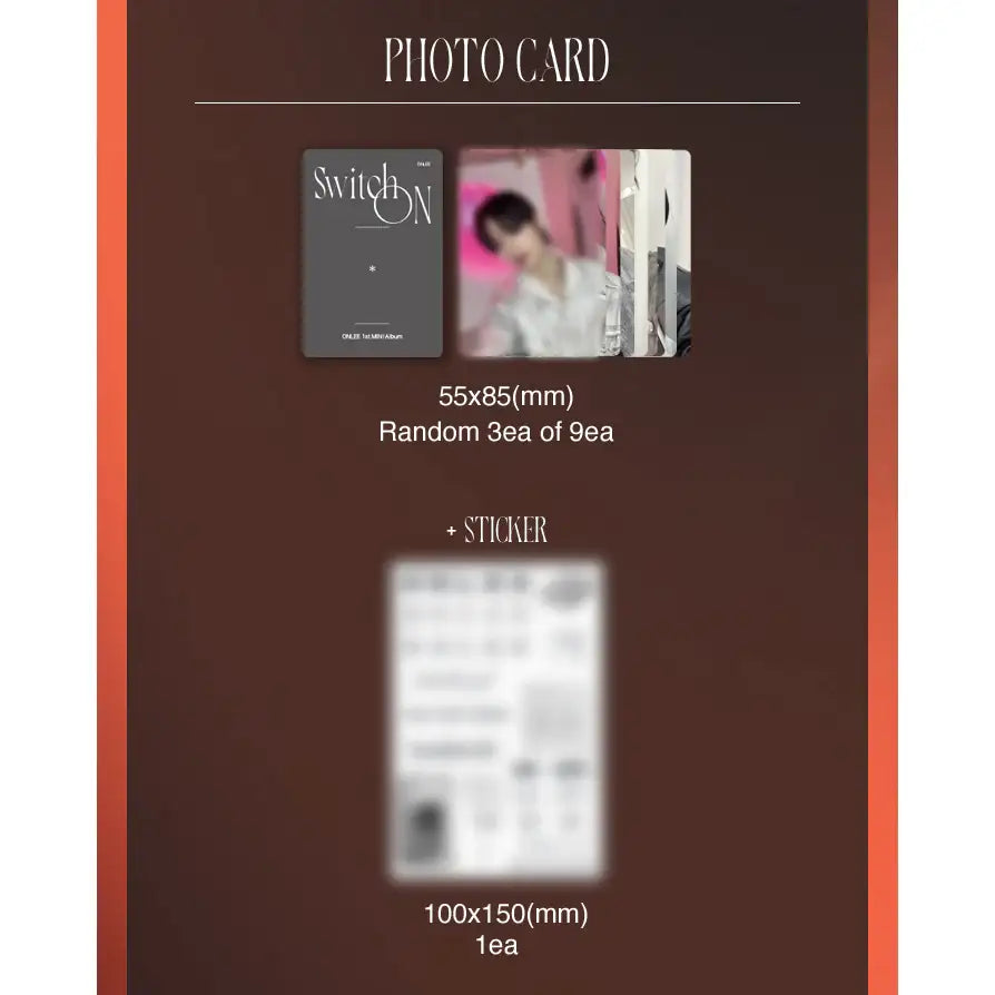 ONLEE (Lee Seung Hwan) - Switch ON - POCLANOS / Fruit shop - Album - Harumio