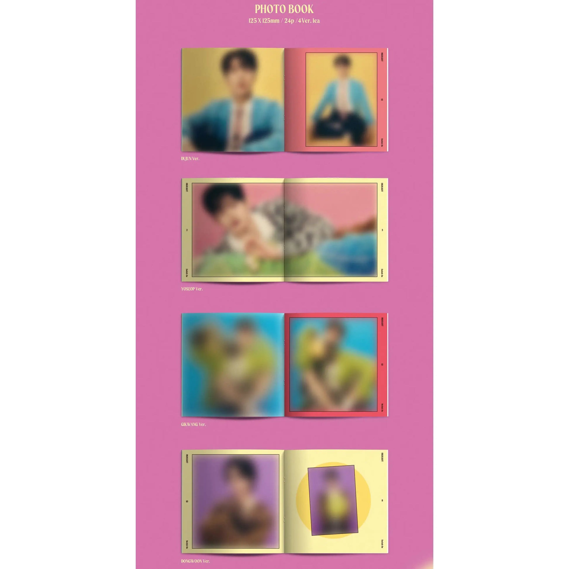 Highlight - Switch On : 5th Mini Album (Digipack Version) - Highlight - Album - Harumio