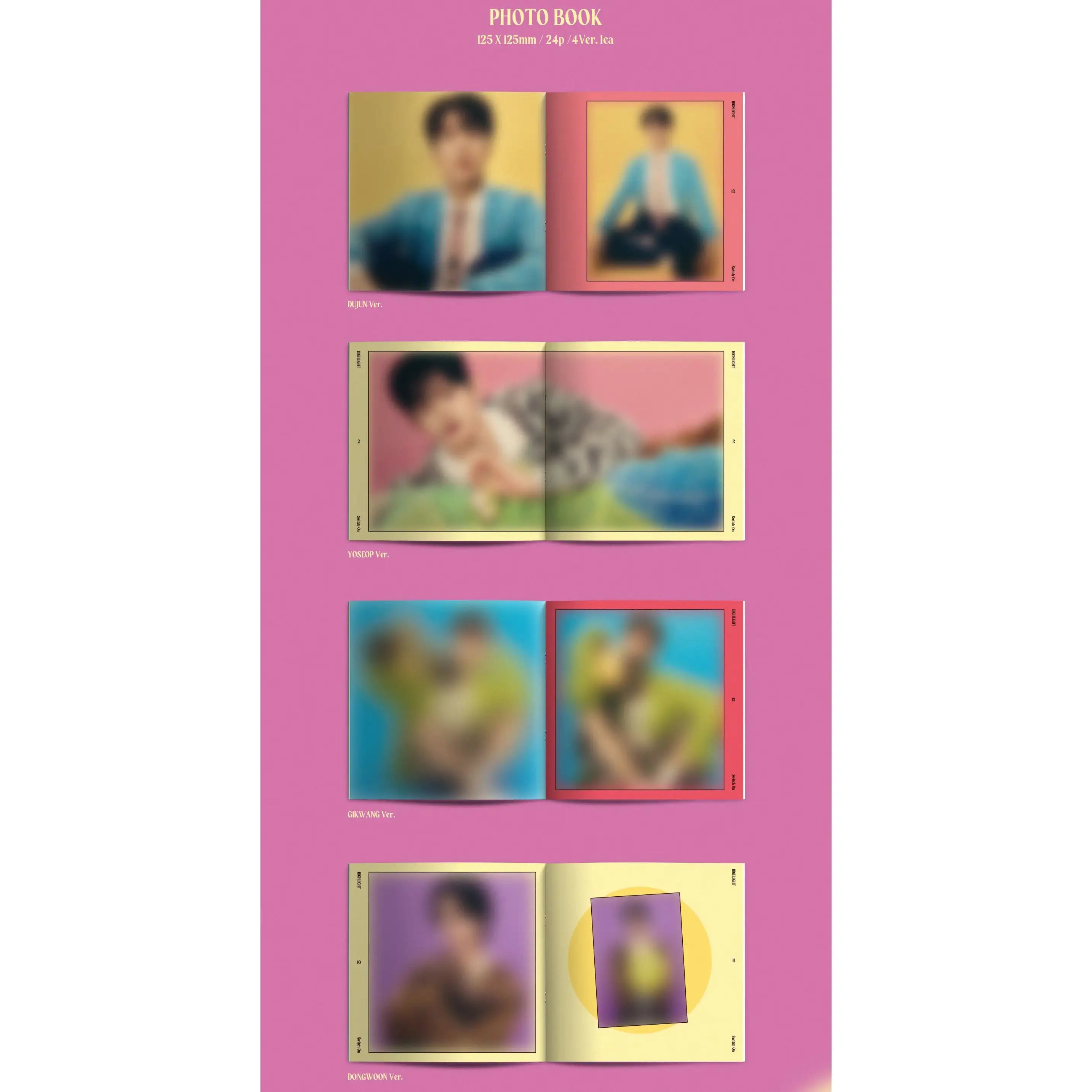 Highlight - Switch On : 5th Mini Album (Digipack Version) - Highlight - Album - Harumio