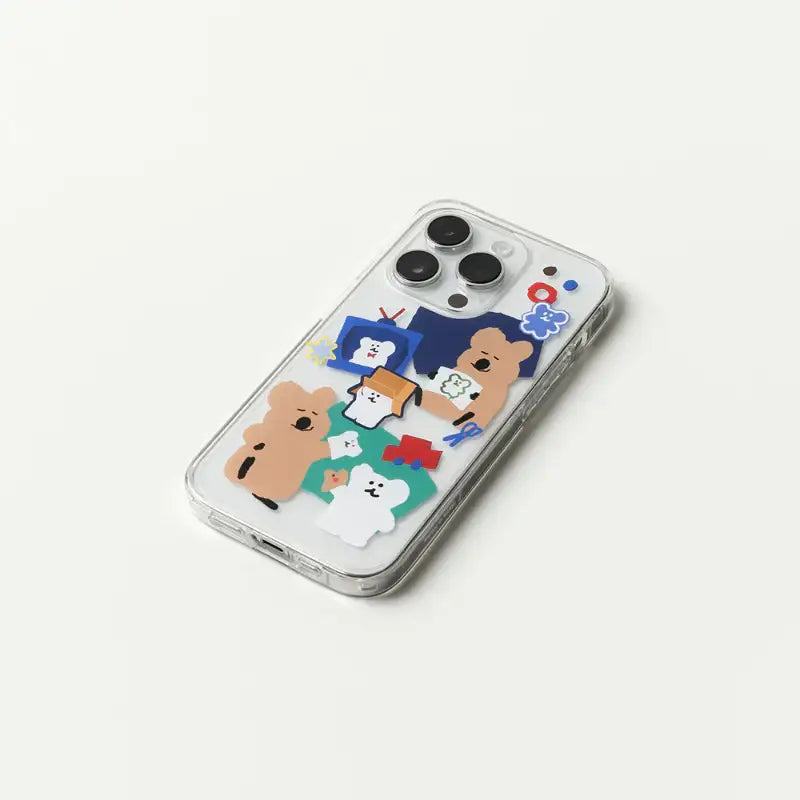 Dinotaeng - Boxville Sticker iPhone Clear Case - Dinotaeng - Phone Cases - Harumio