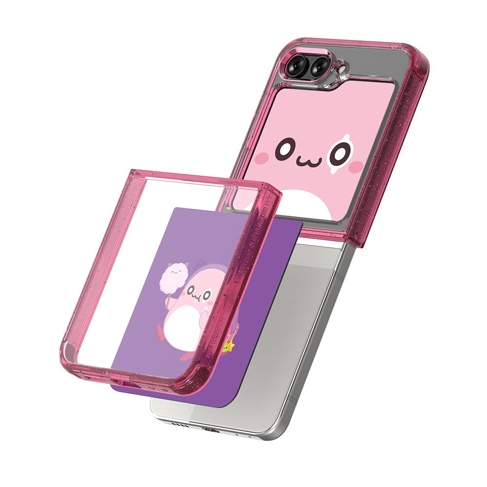 SLBS - Maple Story Pink Bean Flipsuit Case (Galaxy Z Flip5)