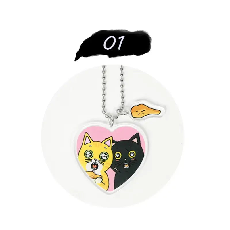 My Daughter Is a Zombie - Acrylic Keyring - Webtoon Friends - Keychains - Harumio