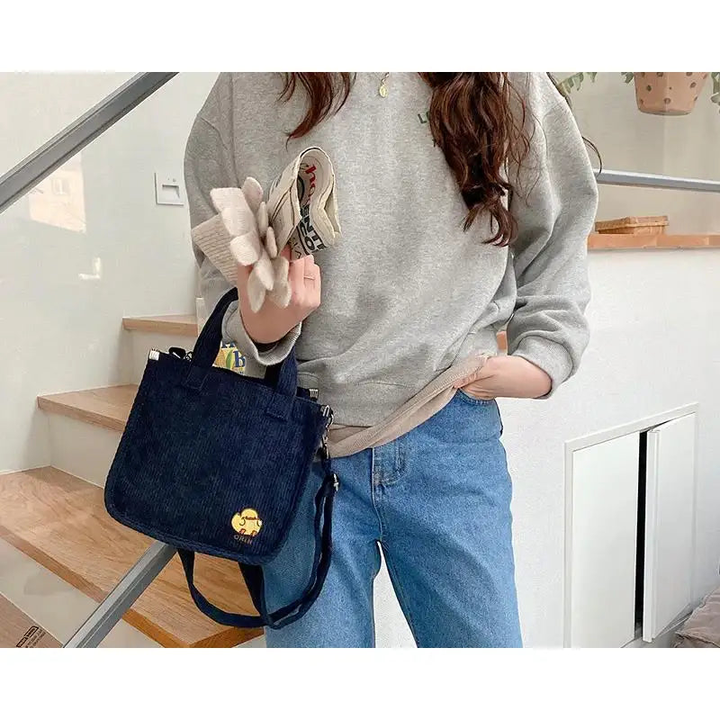 Orin - Corduroy Mini Eco Bag - Soone Content - Bags - Harumio