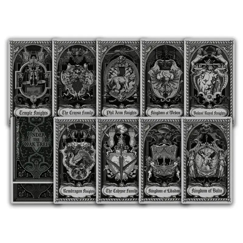 Under The Oak Tree - Tarot Card Set - WAVE WHALES - Tarot Card - Harumio