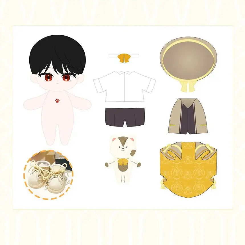 How to Hide the Emperor's Child - Theor & Levin Plush Doll Package - Official W - Plush Doll - Harumio
