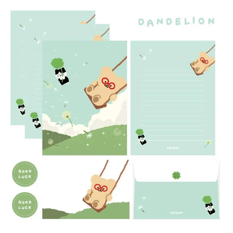 Teteum - Teteum Letter Set - Teteum - Letter Sets - Harumio