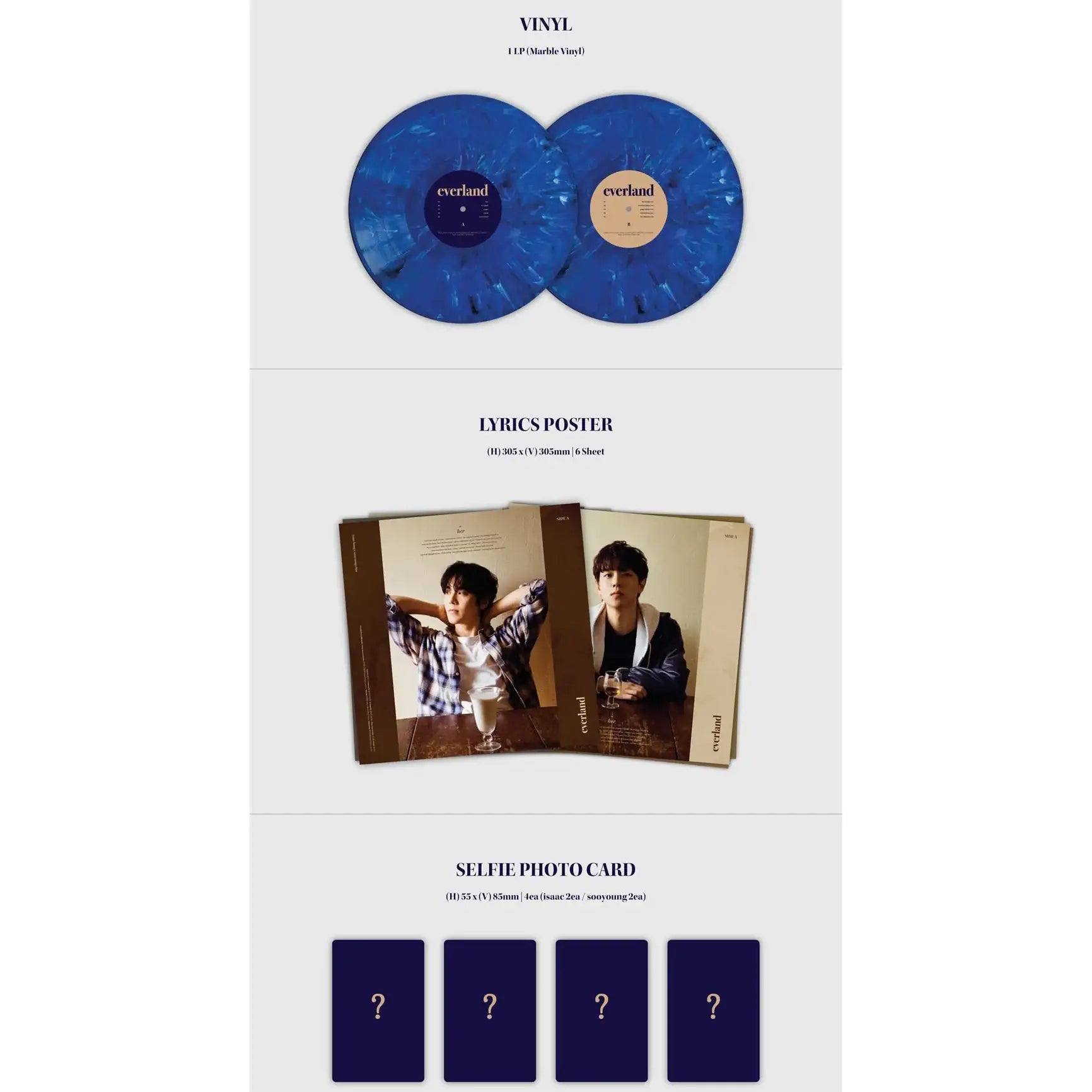 Hong Isaac, Chin Soo Young - Everland : EP Album (LP) - Hong Isaac, Chin Soo Young - Album - Harumio